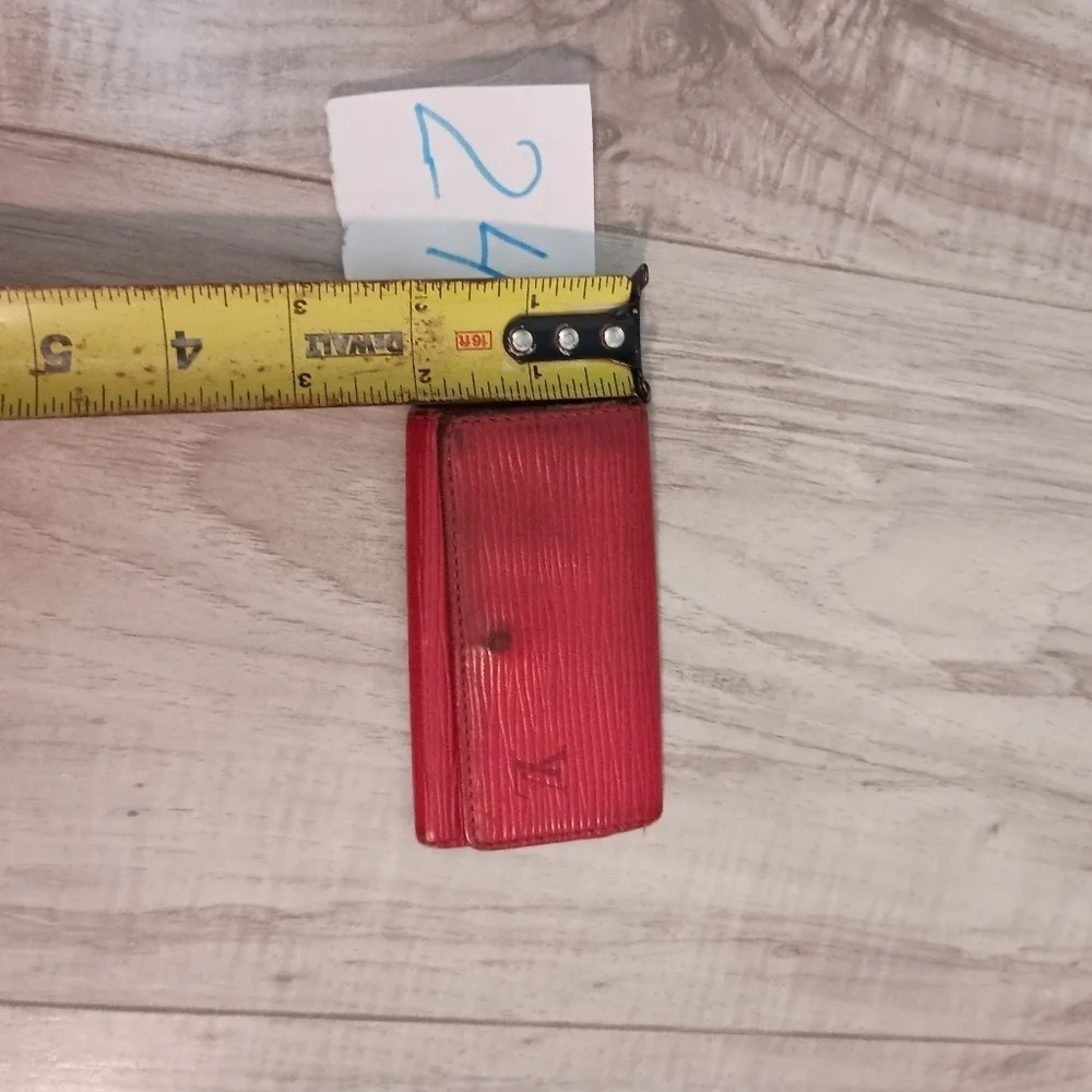 Louis Vuitton Red Epi Key Holder